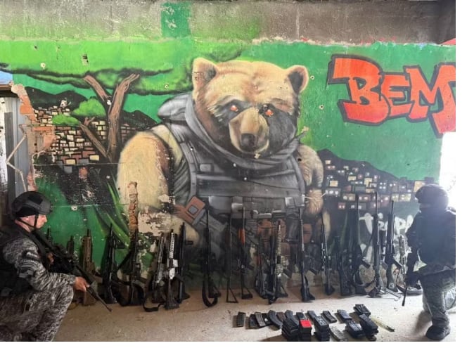 Grafiti que representa al