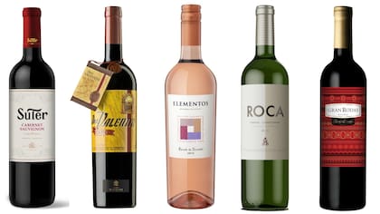 5 de los 10 vinos recomendados por menos de 100 pesos