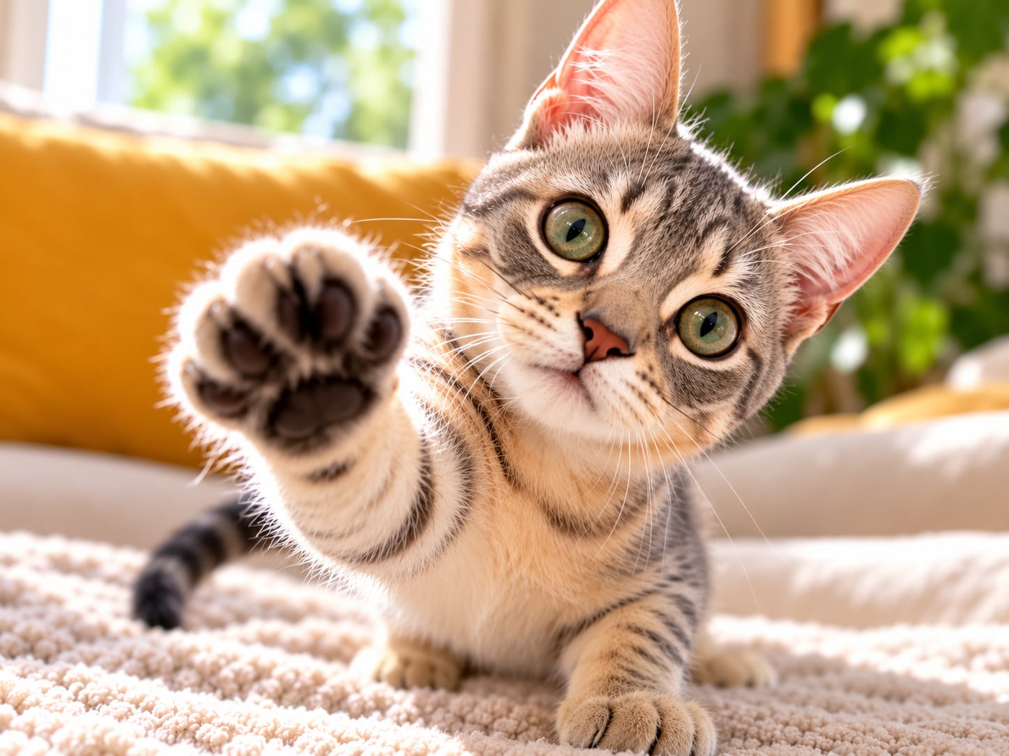 Por qué los gatos amasan con sus patas, arañan los sillones y tienen momentos de mucha energía