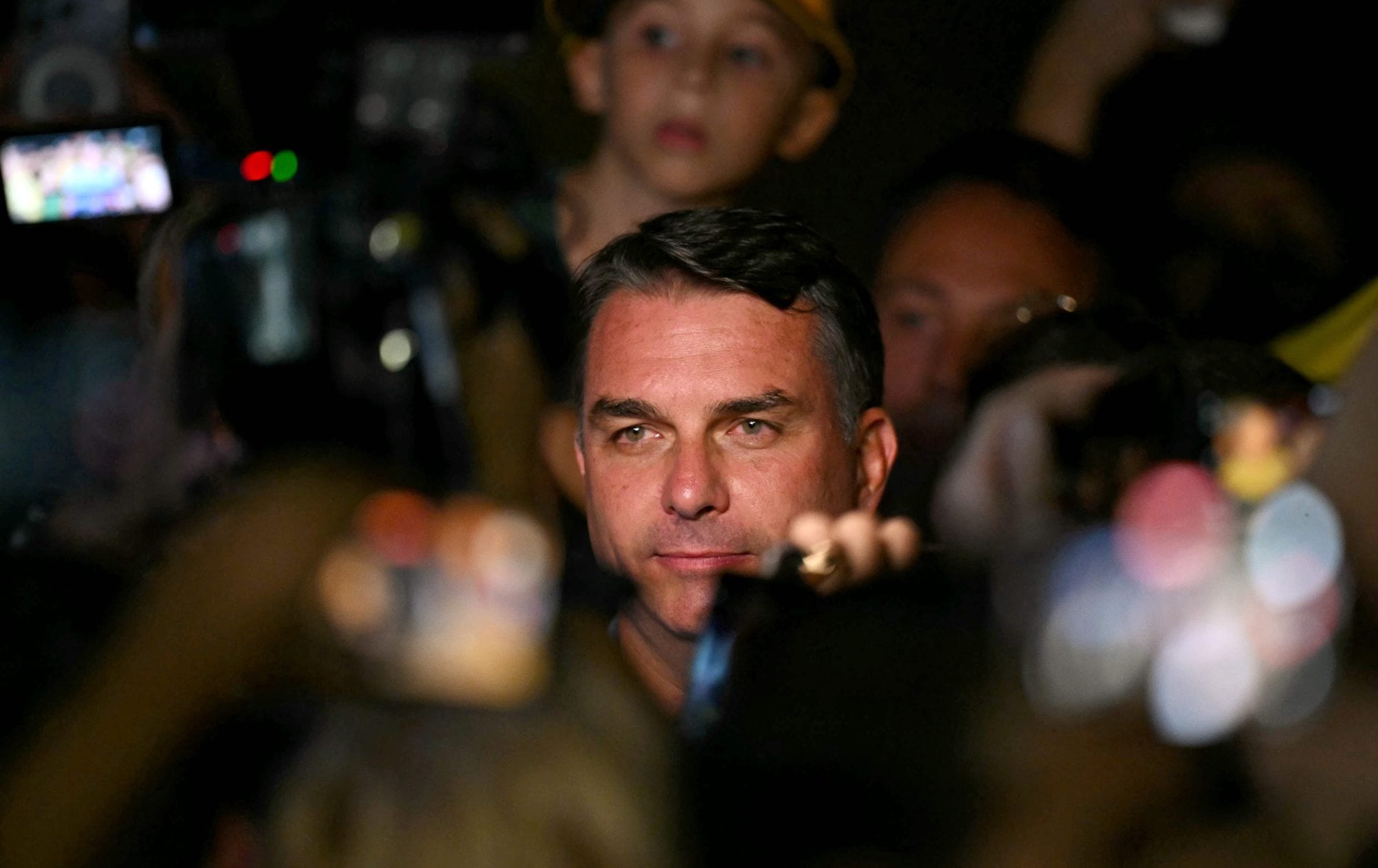 Flavio Bolsonaro tras la ventaja por sobre Lula da Silva