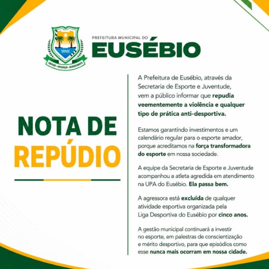 El comunicado de la Prefectura Municipal de Eusebio