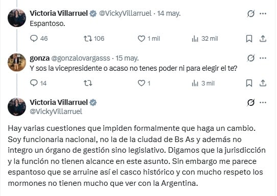 Villarruel sobre el nuevo templo mormón
