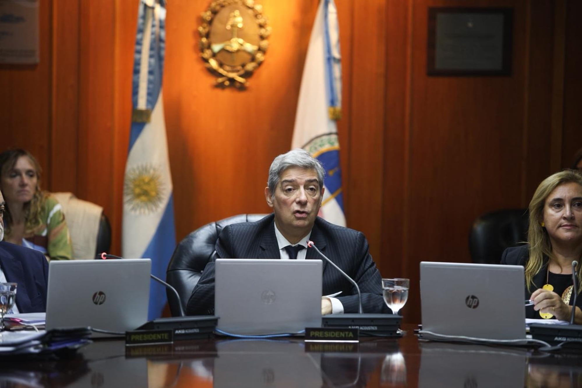 El titular de la Corte Suprema, Horacio Rosatti, durante un plenario del Consejo de la Magistratura