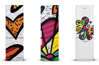 Fusión en la cocina: heladeras con arte pop
