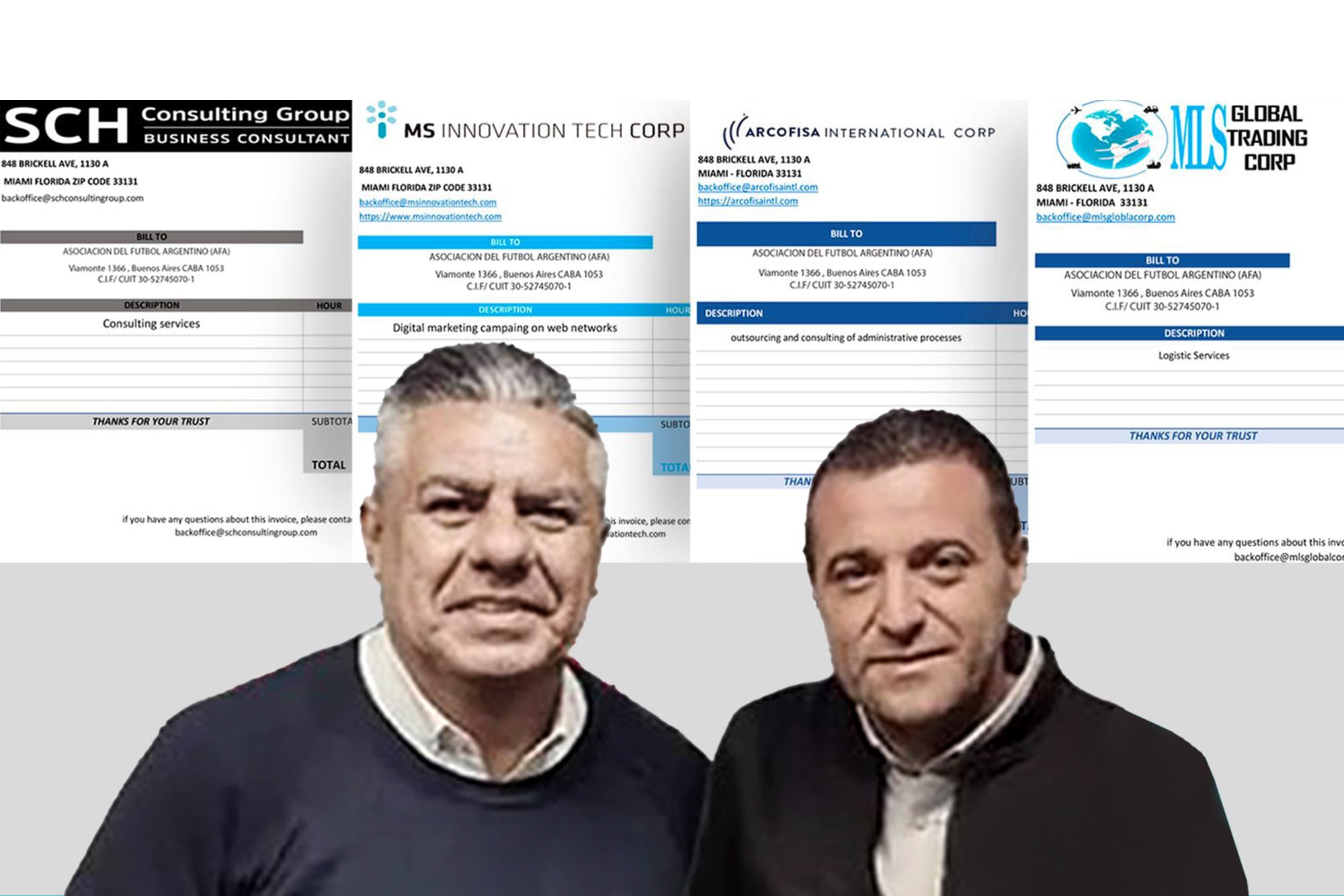 Cuevas, facturas truchas y sociedades fantasma: así se desviaron millones de dólares de la AFA durante la gestión de Tapia y Toviggino