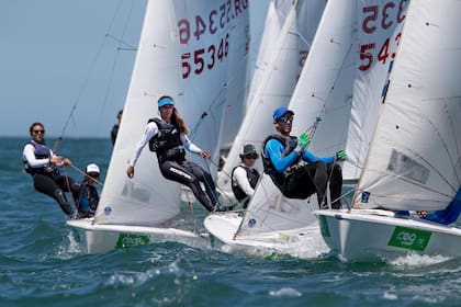 Los participantes tienen la chance de escuchar a Santiago Lange, campeón olímpico de yachting y fuente de sabiduría más allá de esta disciplina.