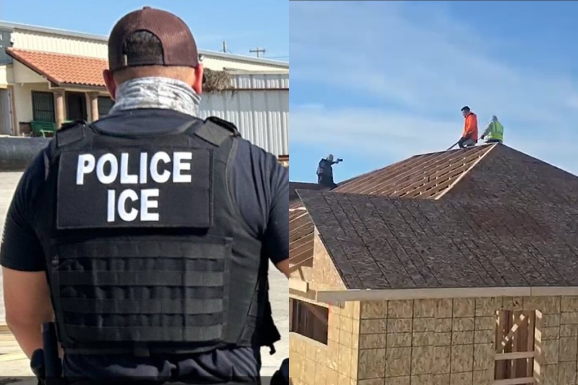 Siguen las redadas en Minneapolis: inquietantes imágenes de agentes del ICE sobre un techo para hacer un arresto
