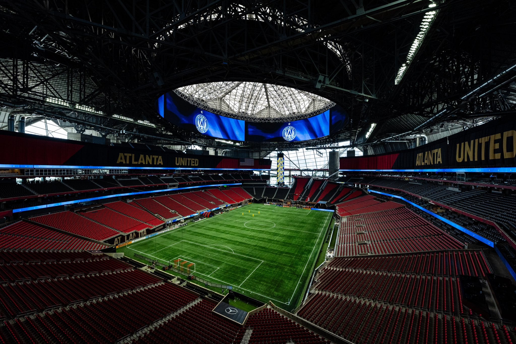 El estadio Mercedes Benz de Atlanta, Estados Unidos, es una de las sedes del Mundial 2026