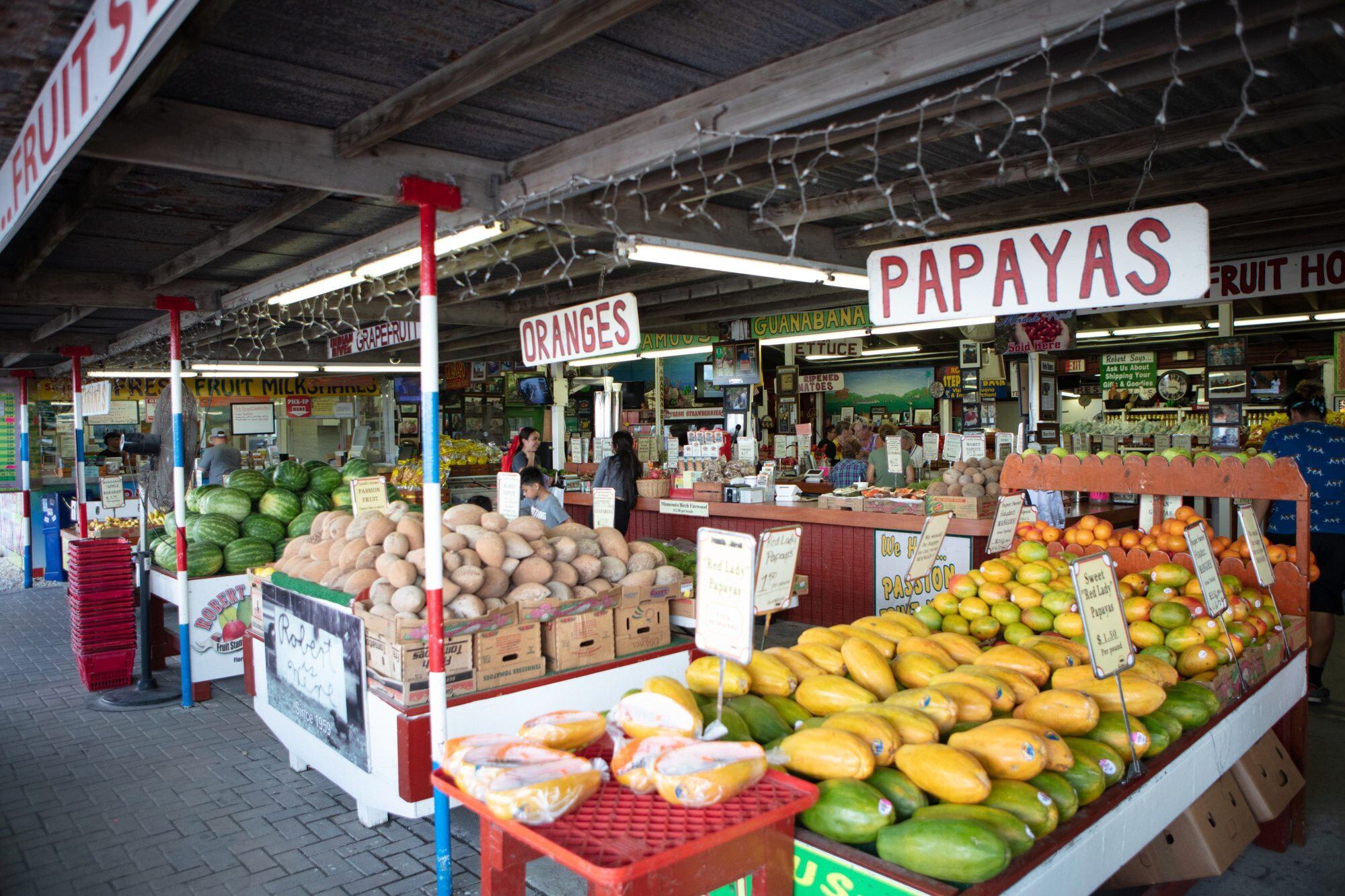 Robert Is Here Fruit, una granja familiar para saborear frutas y licuados