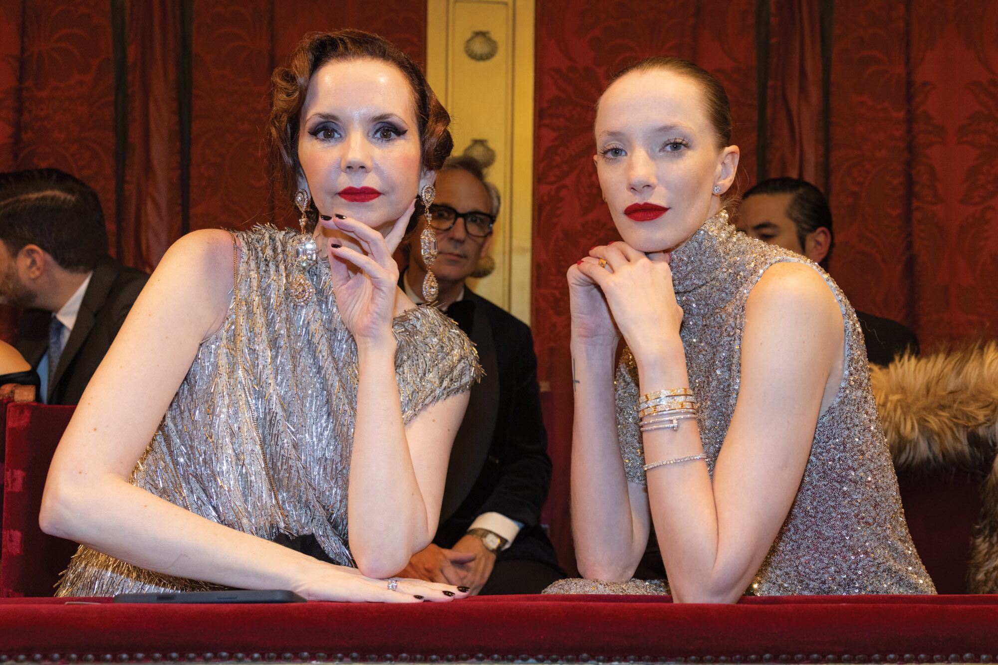 Marina de Achával con
Milagros Schmoll.
