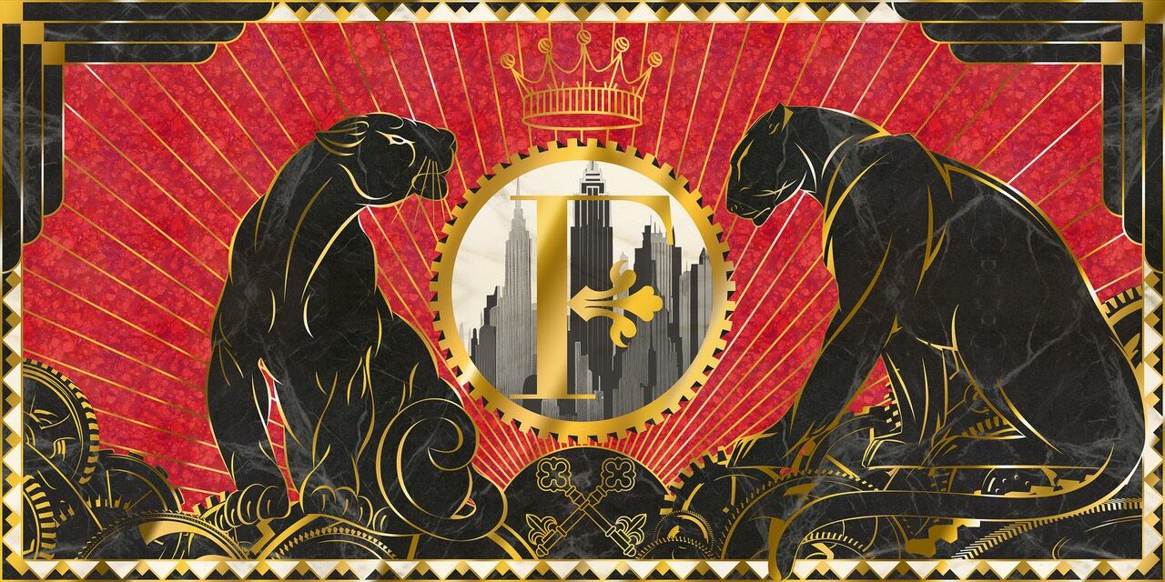 Uno de los diseños de Juan Gatti, que incluyen edificios de Manhattan y panteras