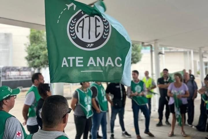 El reclamo de ATE ANAC en el paro nacional