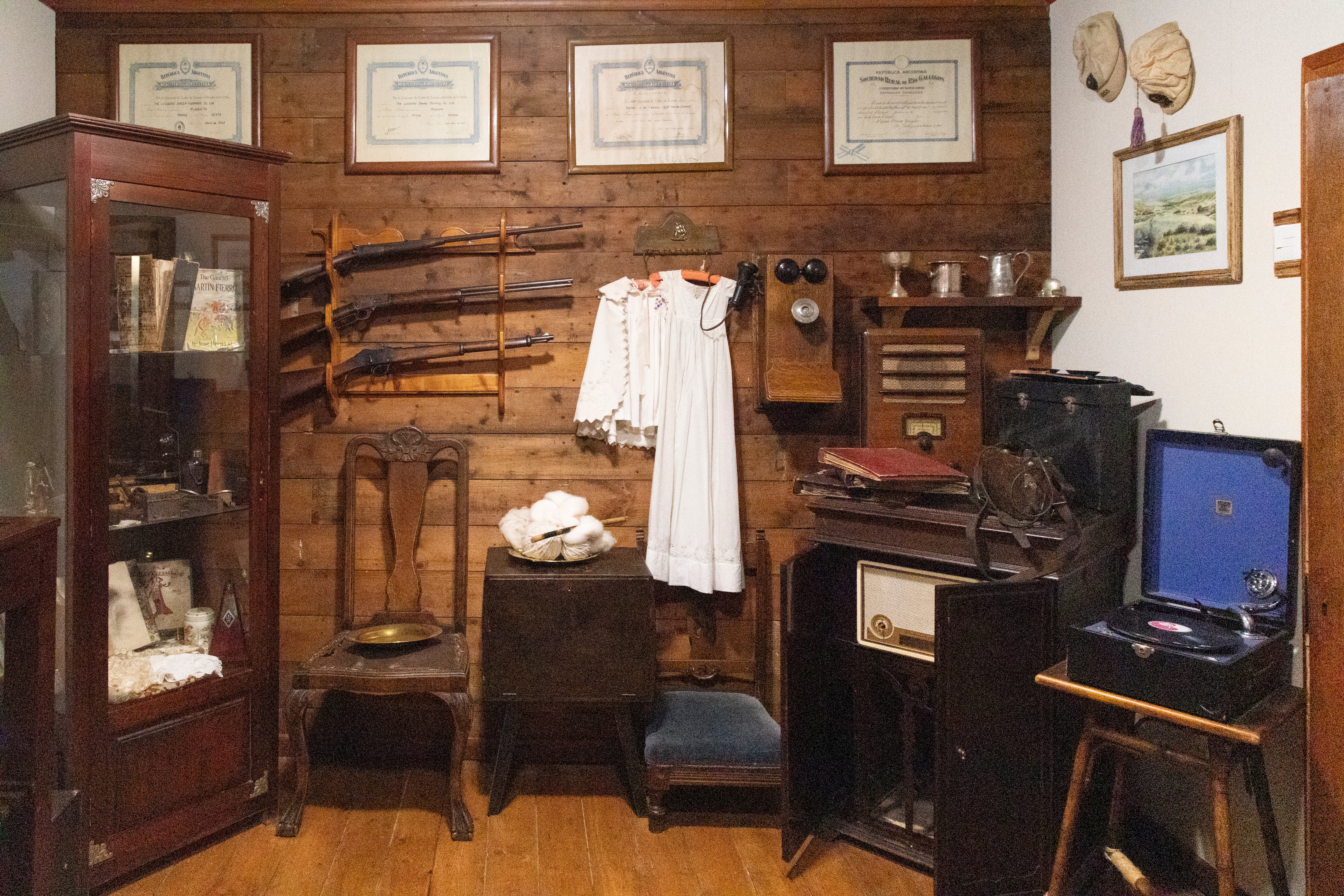 El museo de la estancia Monte Dinero.