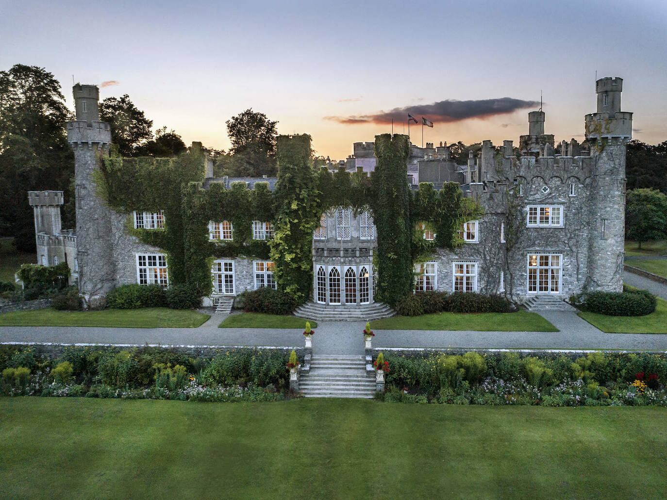 El castillo Luttrellstown, escenario de un casamiento que marcó a toda una generación