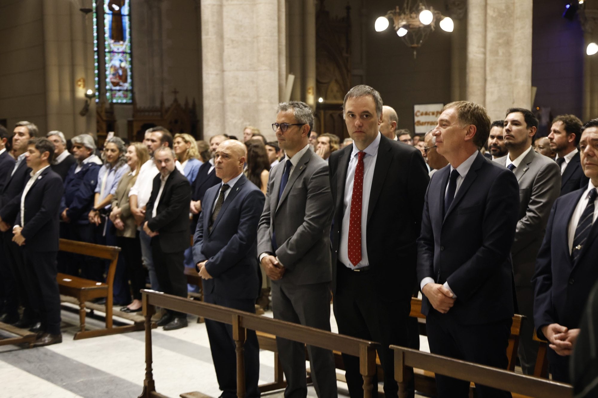 La misa de Luján: oficialismo y oposición evitaron el saludo