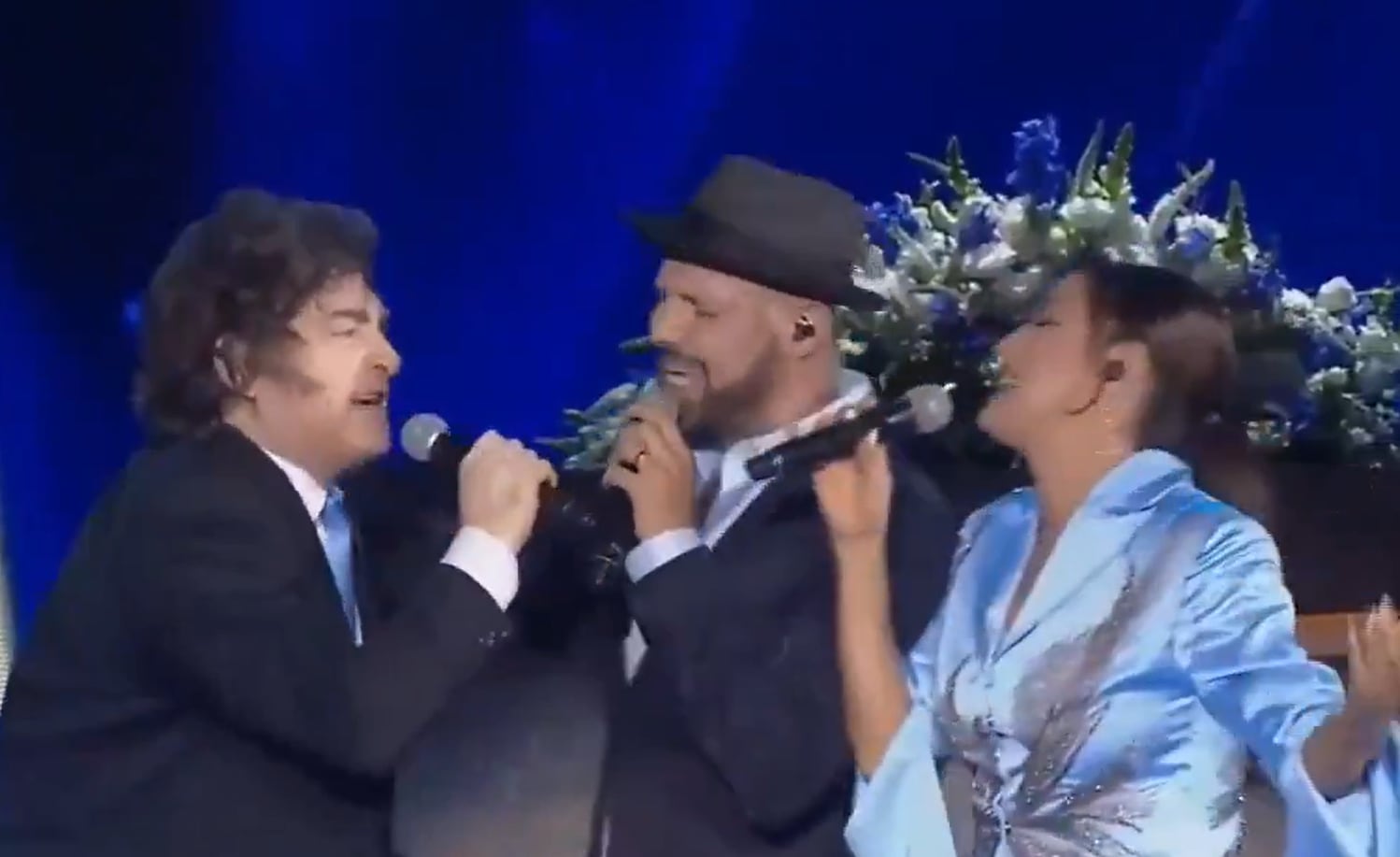 Las fotos y videos de la participación de Javier Milei en la televisión israelí