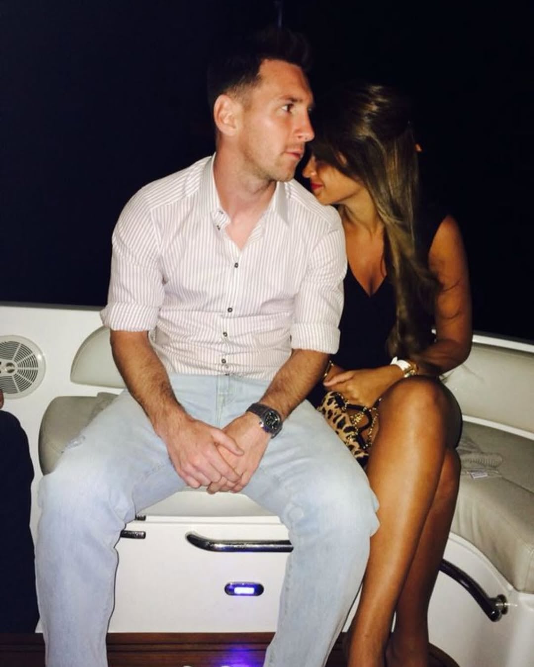 Una de las fotos que eligió Anto Roccuzzo para celebrar el cumpleaños de su marido (Foto: Instagram @antonelaroccuzzo)