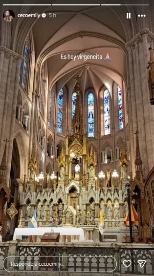 La imagen que compartió Emily Ceco antes de conocer la sentencia (Foto: Instagram @cecoemily)