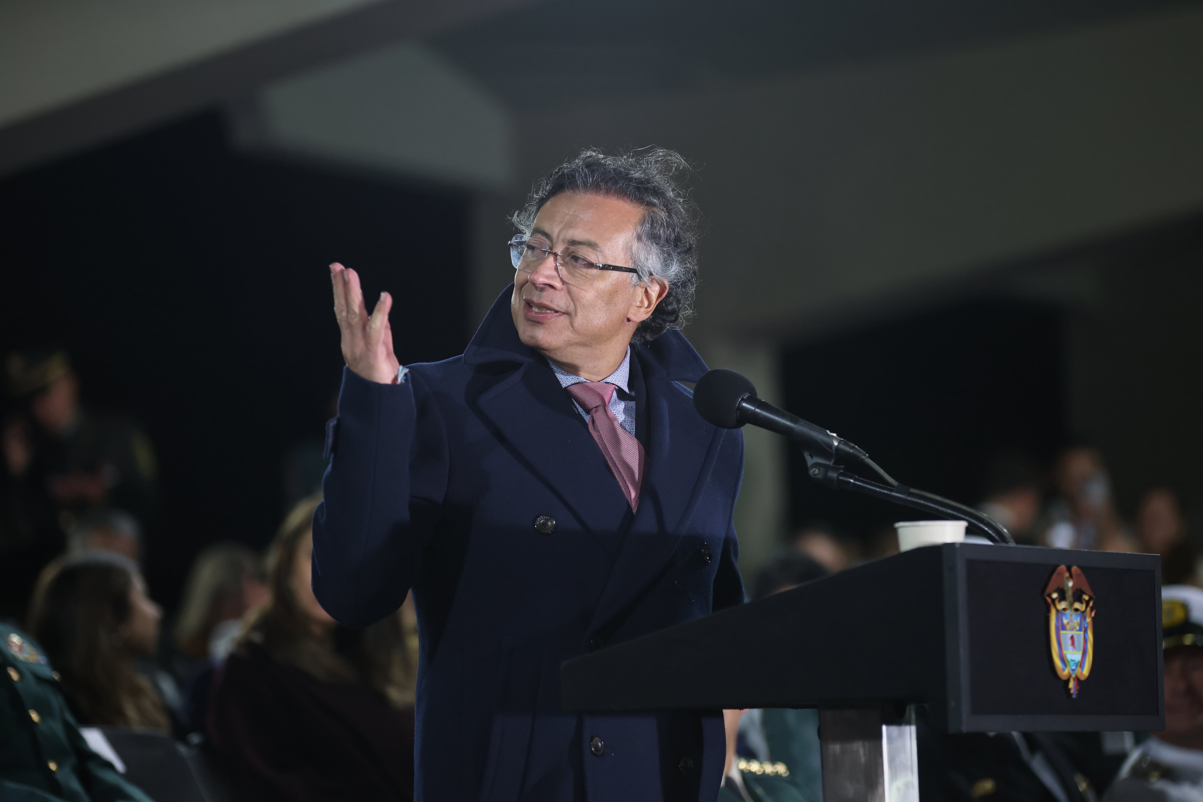 El presidente de Colombia Gustavo Petro