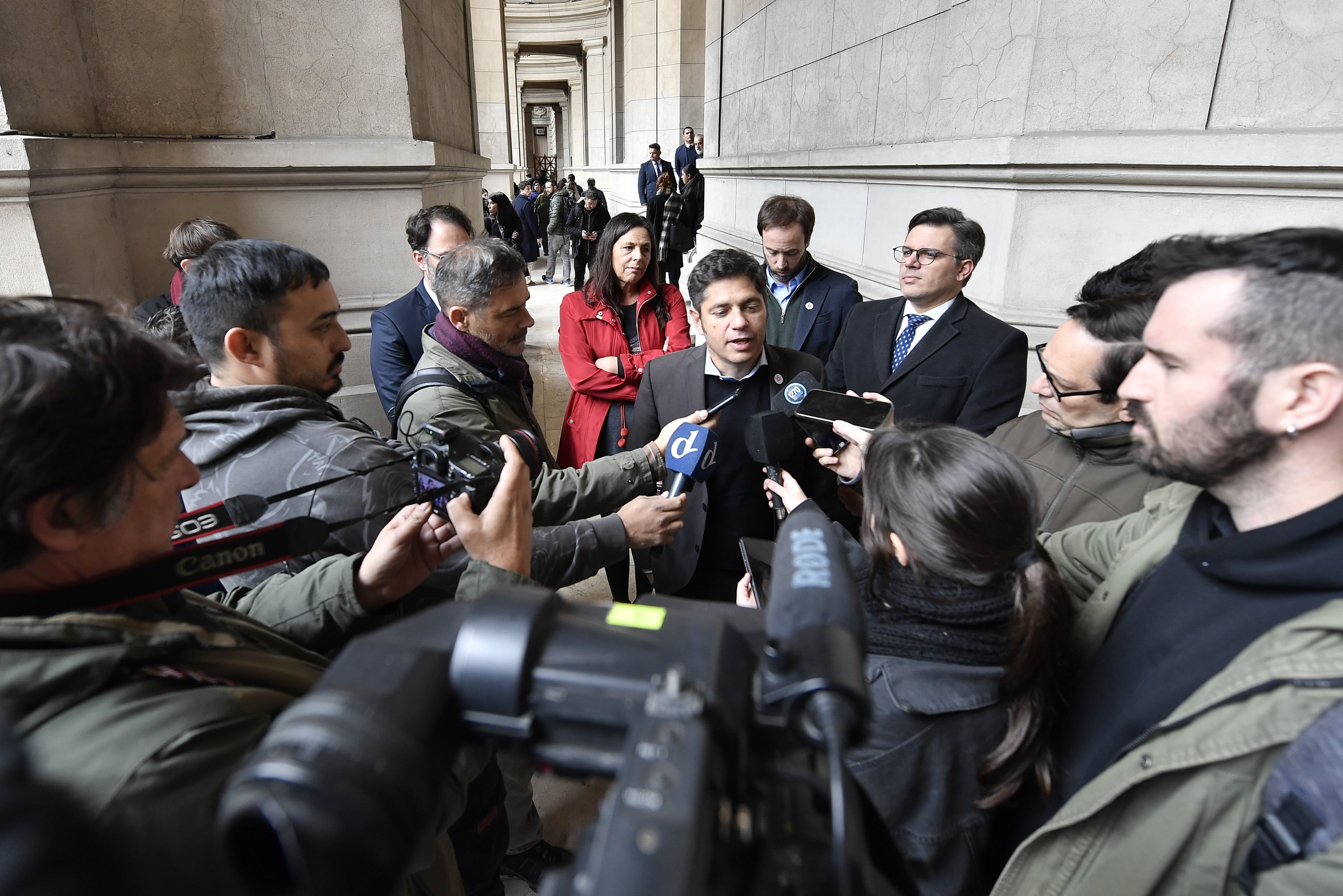 Kicillof tras la tercera audiencia de conciliación con el gobierno de Milei, citada en la Corte Suprema de Justicia.
