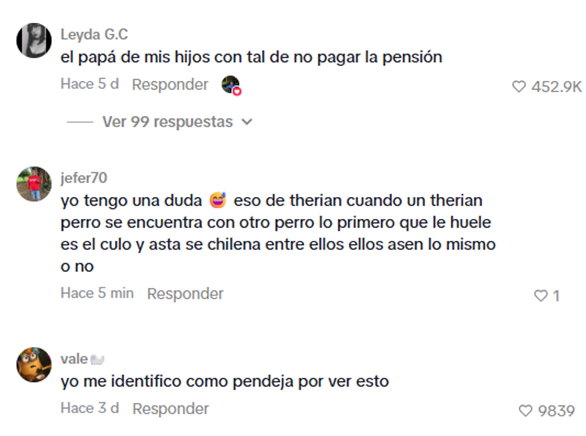Los comentarios en los videos apuntaron duramente contra la percepción de Pablo