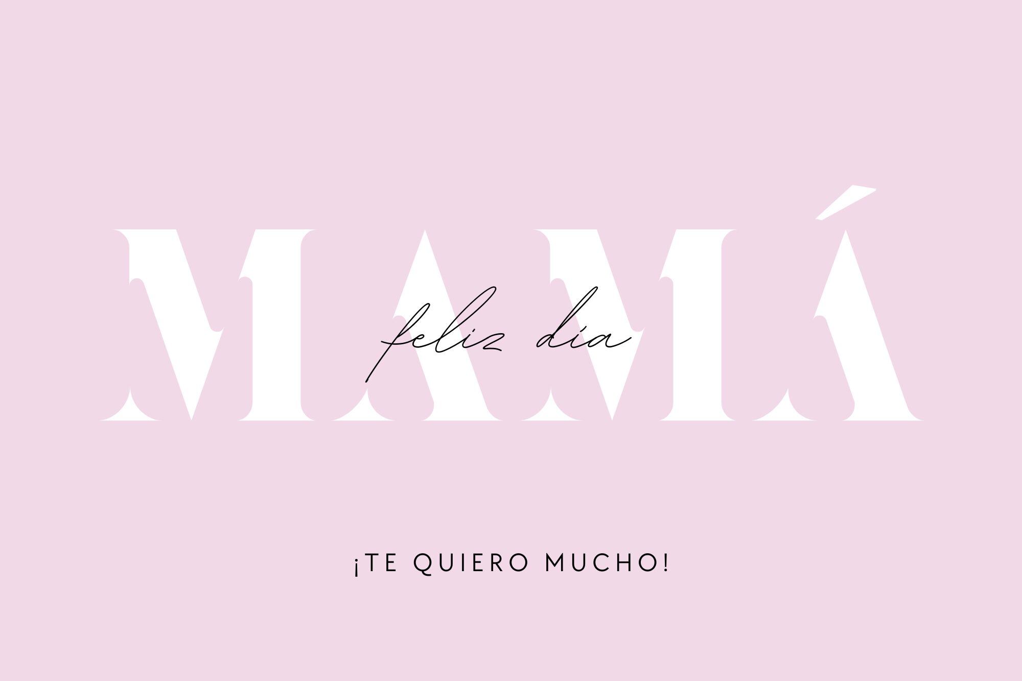 Una tarjeta ideal para mamá