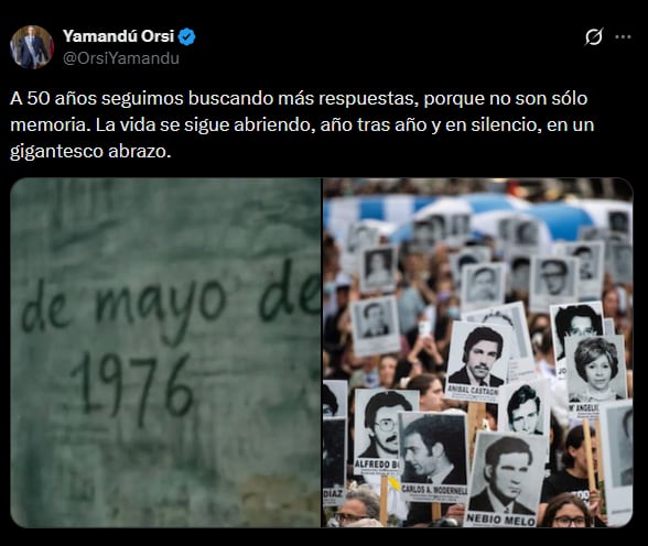 El mensaje de Yamandú Orsi