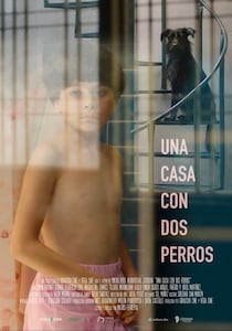 Una casa con dos perros