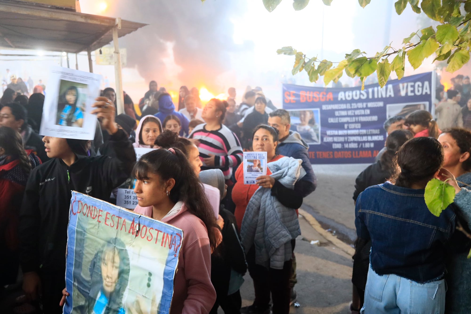 Vecinos y allegados a Agostina exigieron