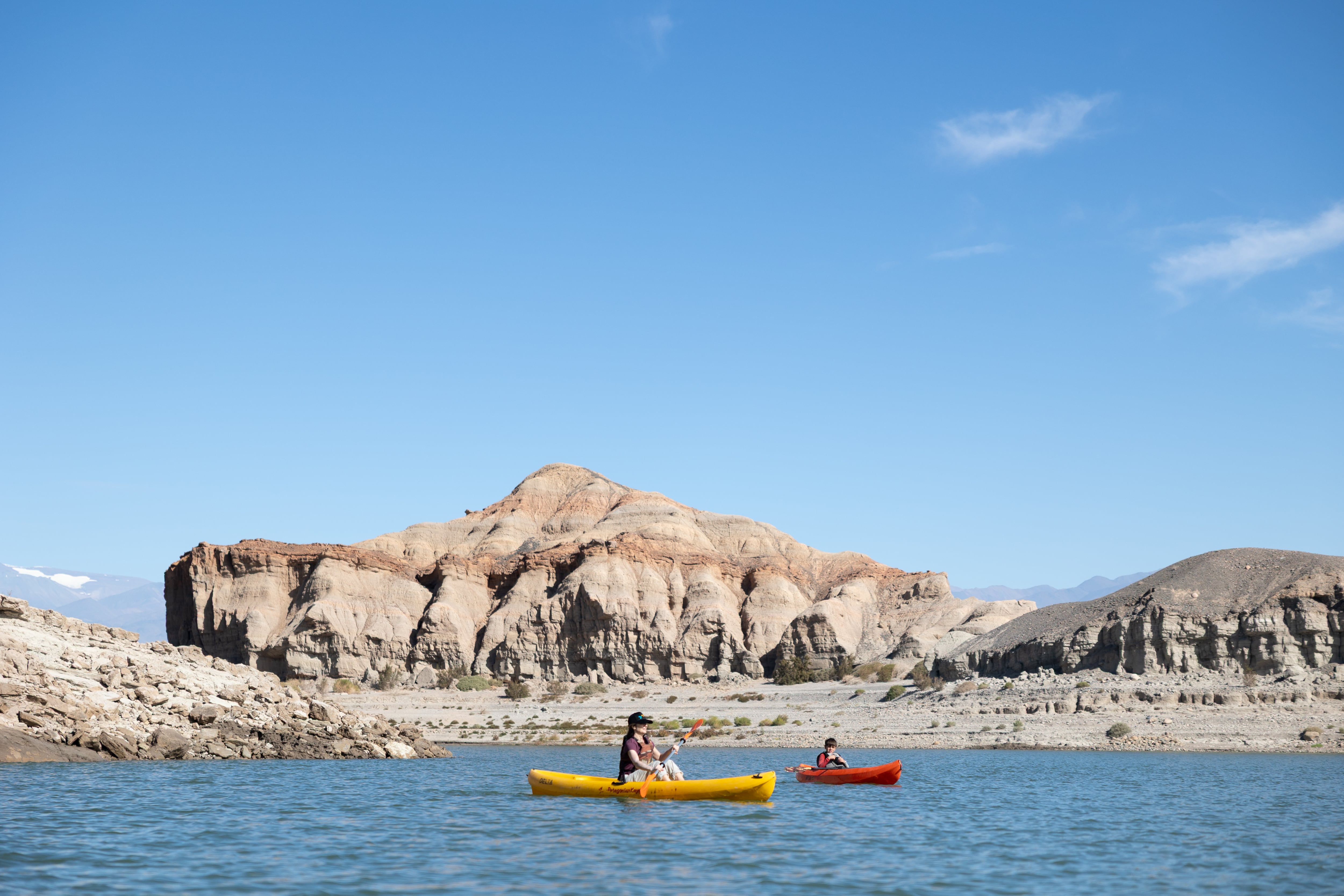 Kayak en el embalse de Rodeo