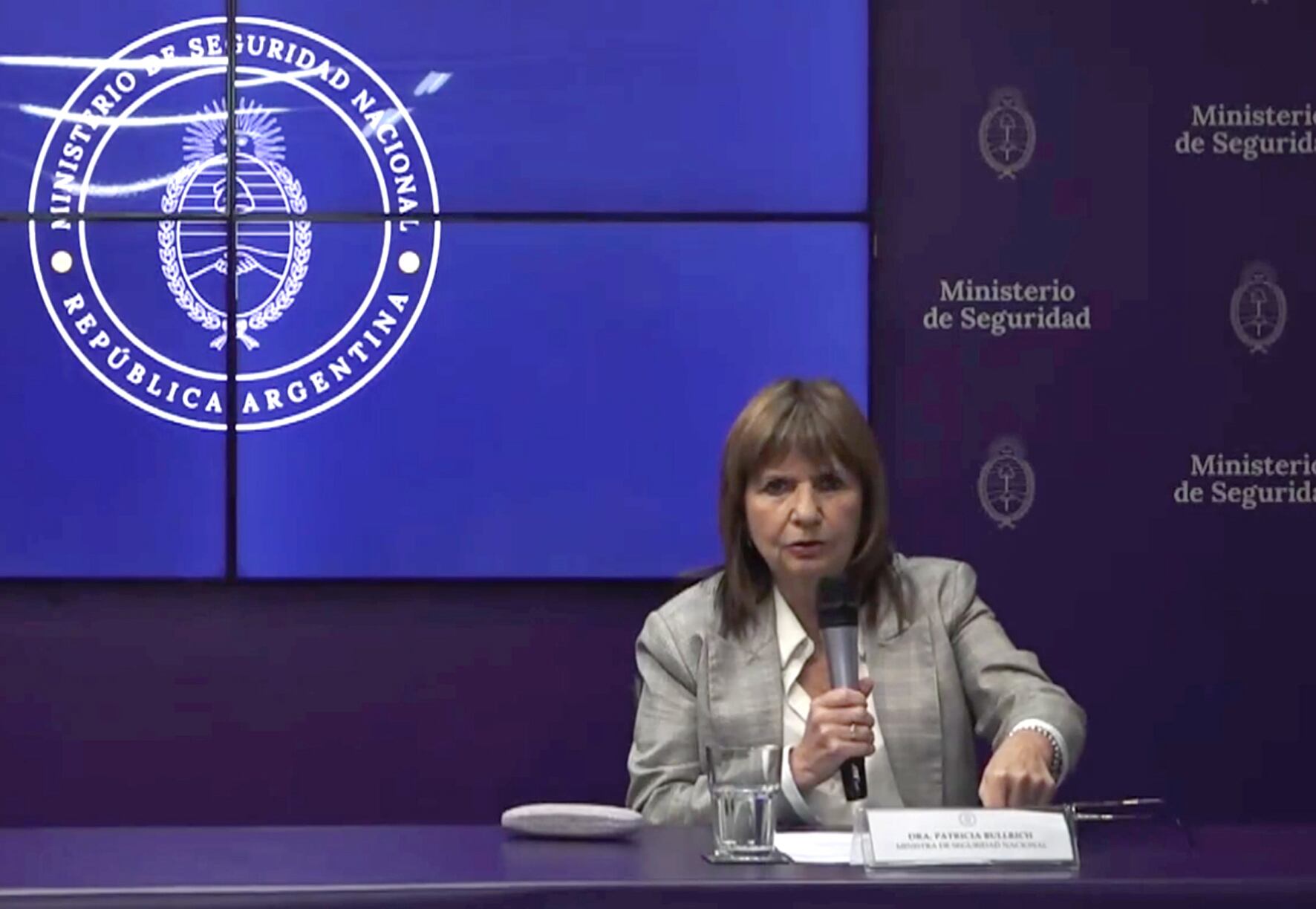 La ministra Patricia Bullrich