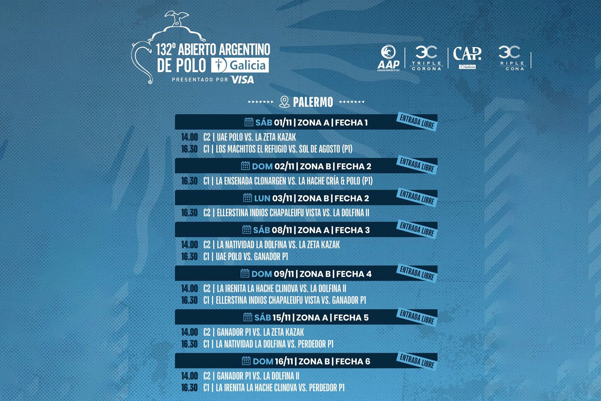El programa de las primeras seis fechas del Argentino, en las que no habrá que pagar para presenciar los partidos.