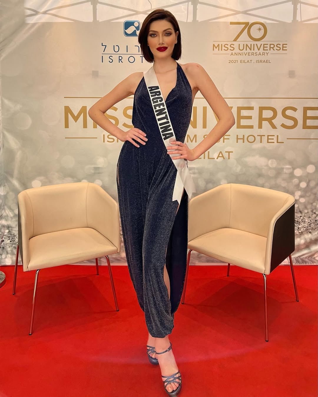 Julieta García participó de Miss Universo 2021 como represente de la Argentina (Foto: Instagram @julietagarciaok)