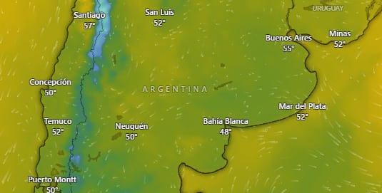 Hay alerta amarilla por tormenta, viento y nevada para este martes 26 de mayo: las provincias afectadas