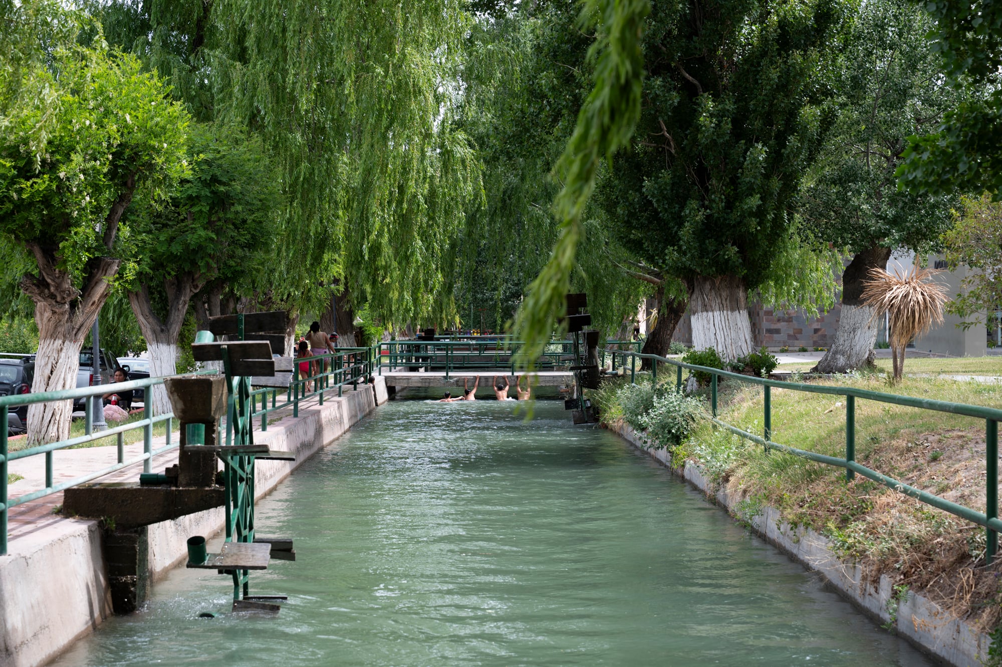 Dolavon tienen canales y acequias