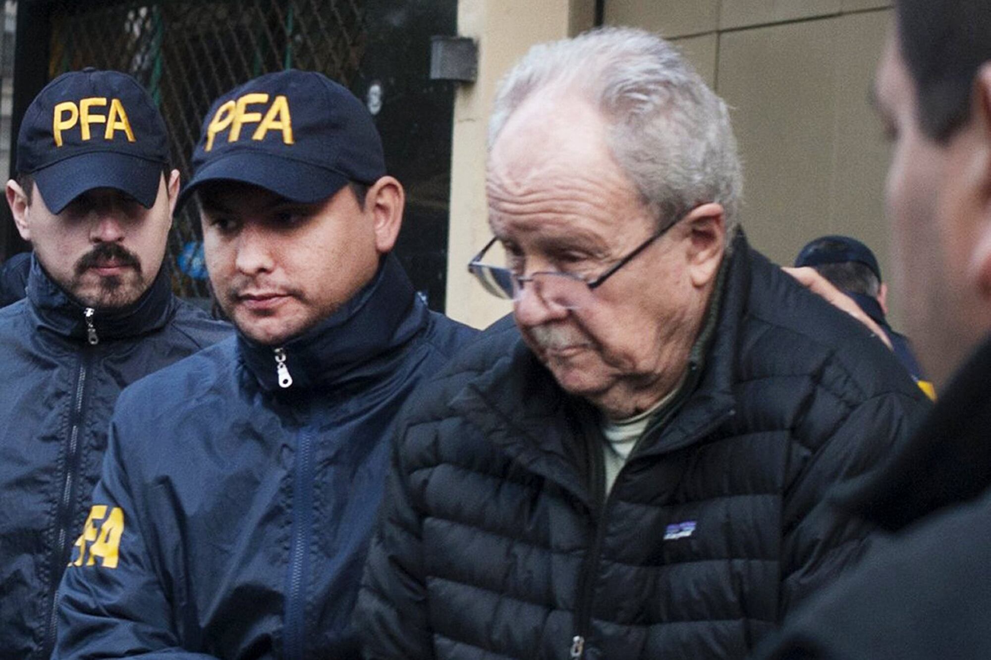 Carlos Wagner, cuando fue detenido en la causa Cuadernos