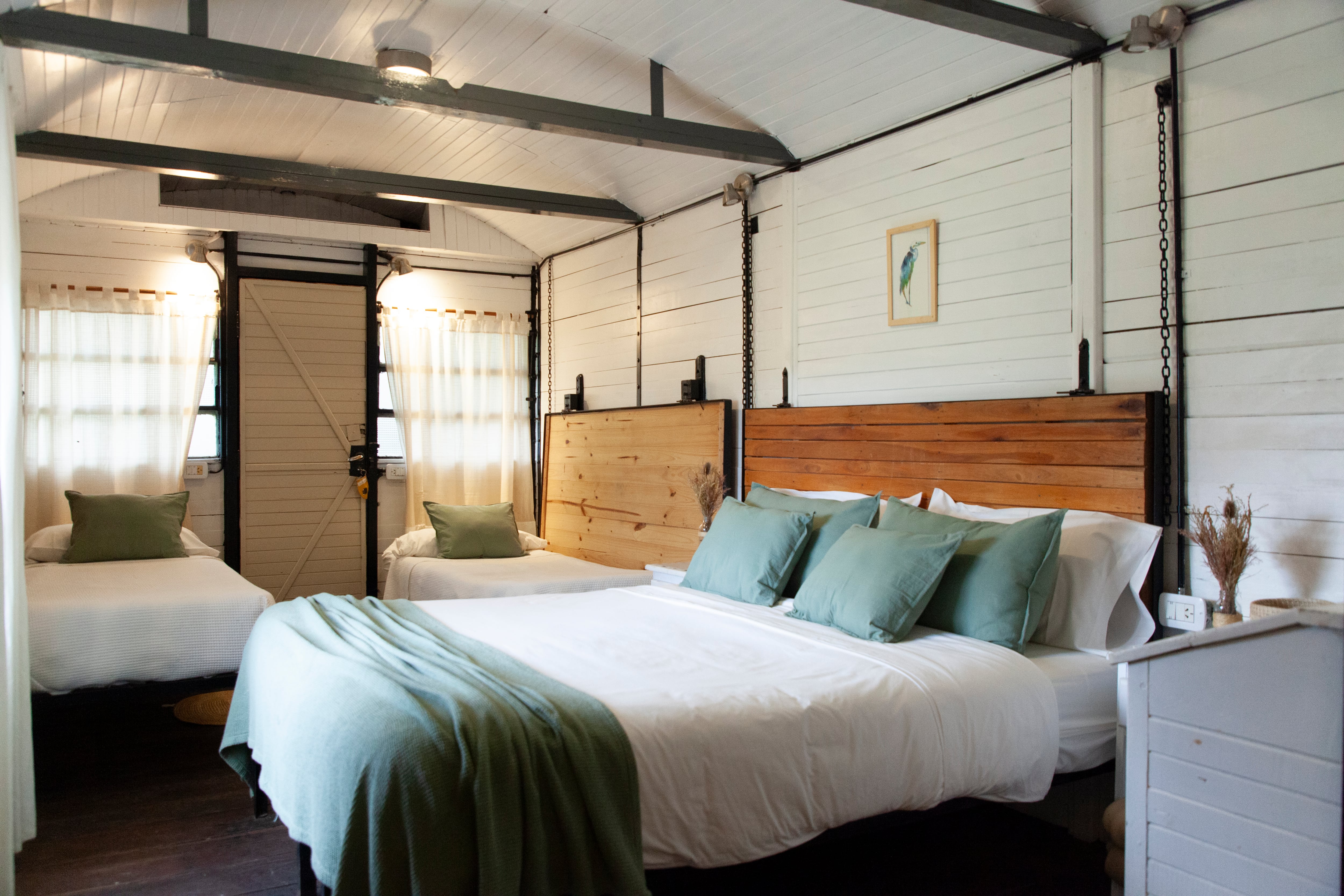 Las habitaciones son cómodas y muy lindas.