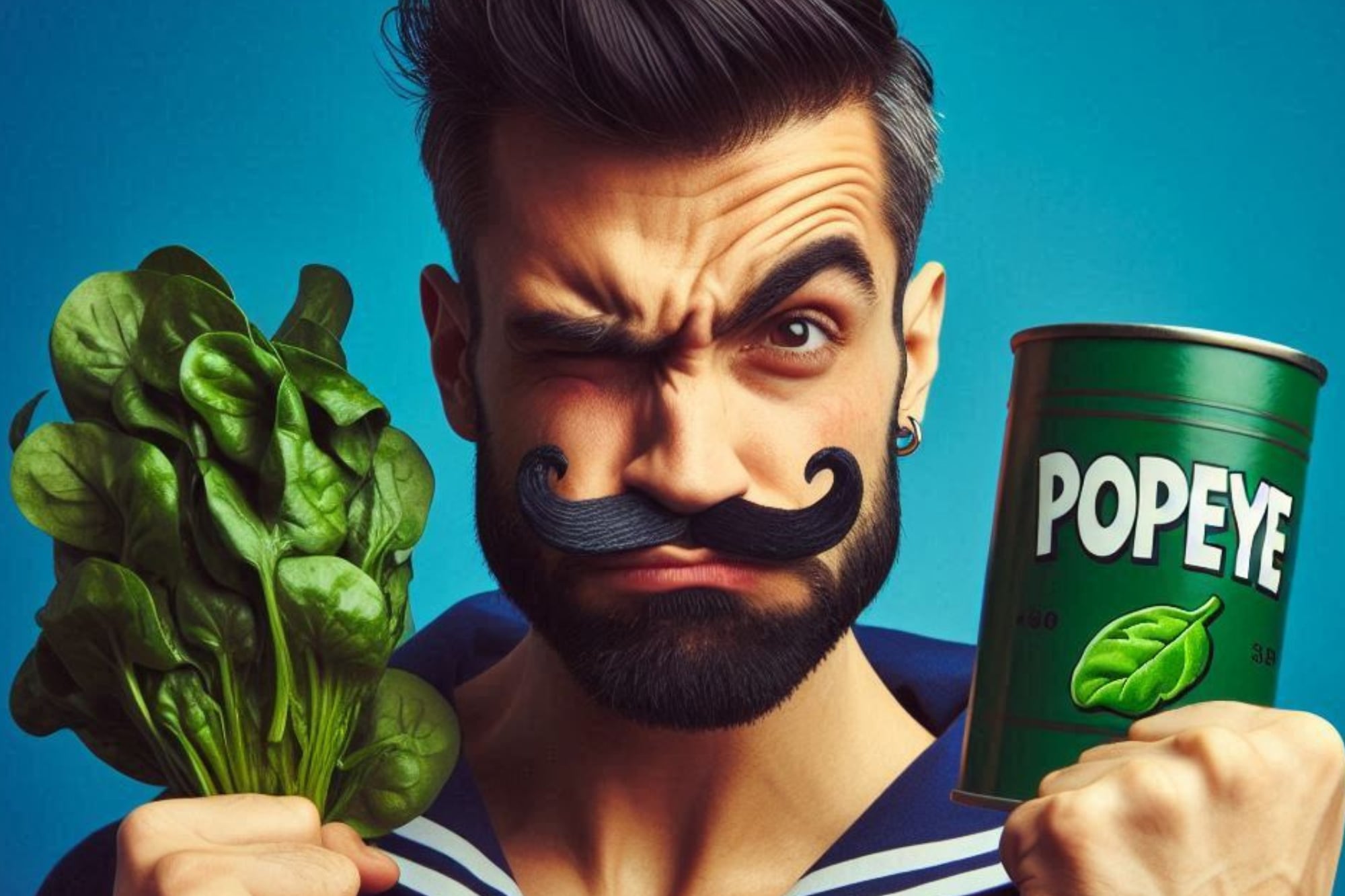 Popeye el marino en la vida real, según la IA