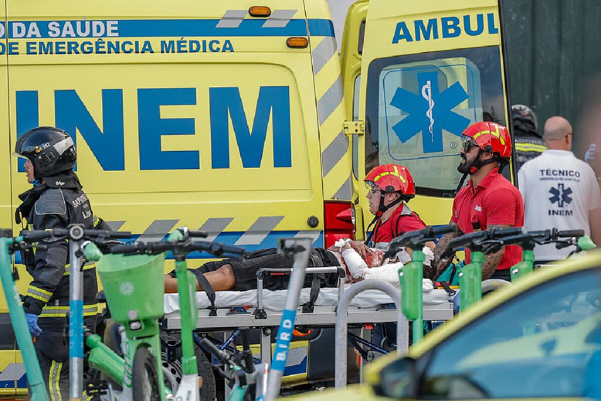 Los heridos fueron trasladados a hospitales cercanos