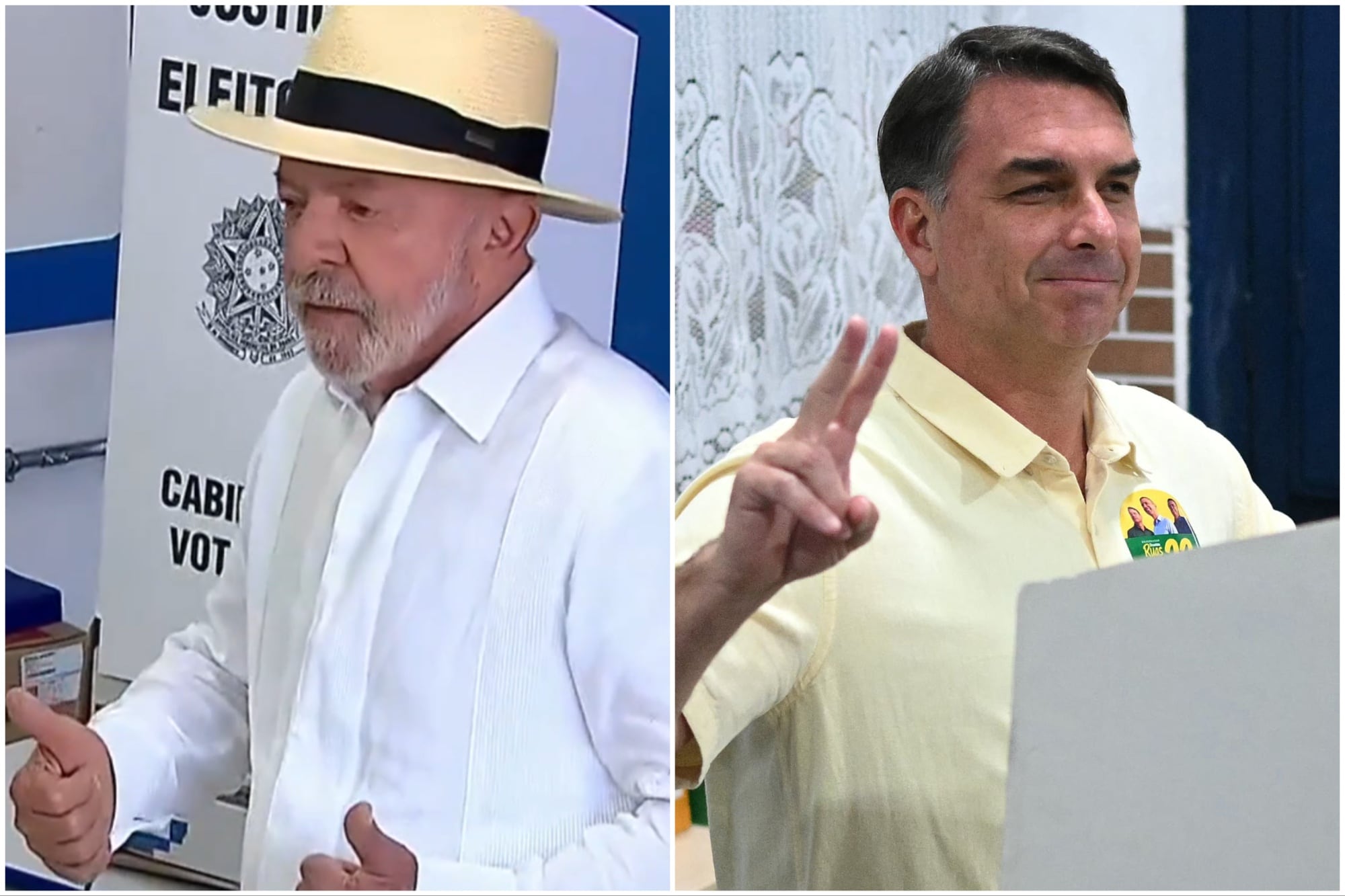 lula y bolsonaro votando