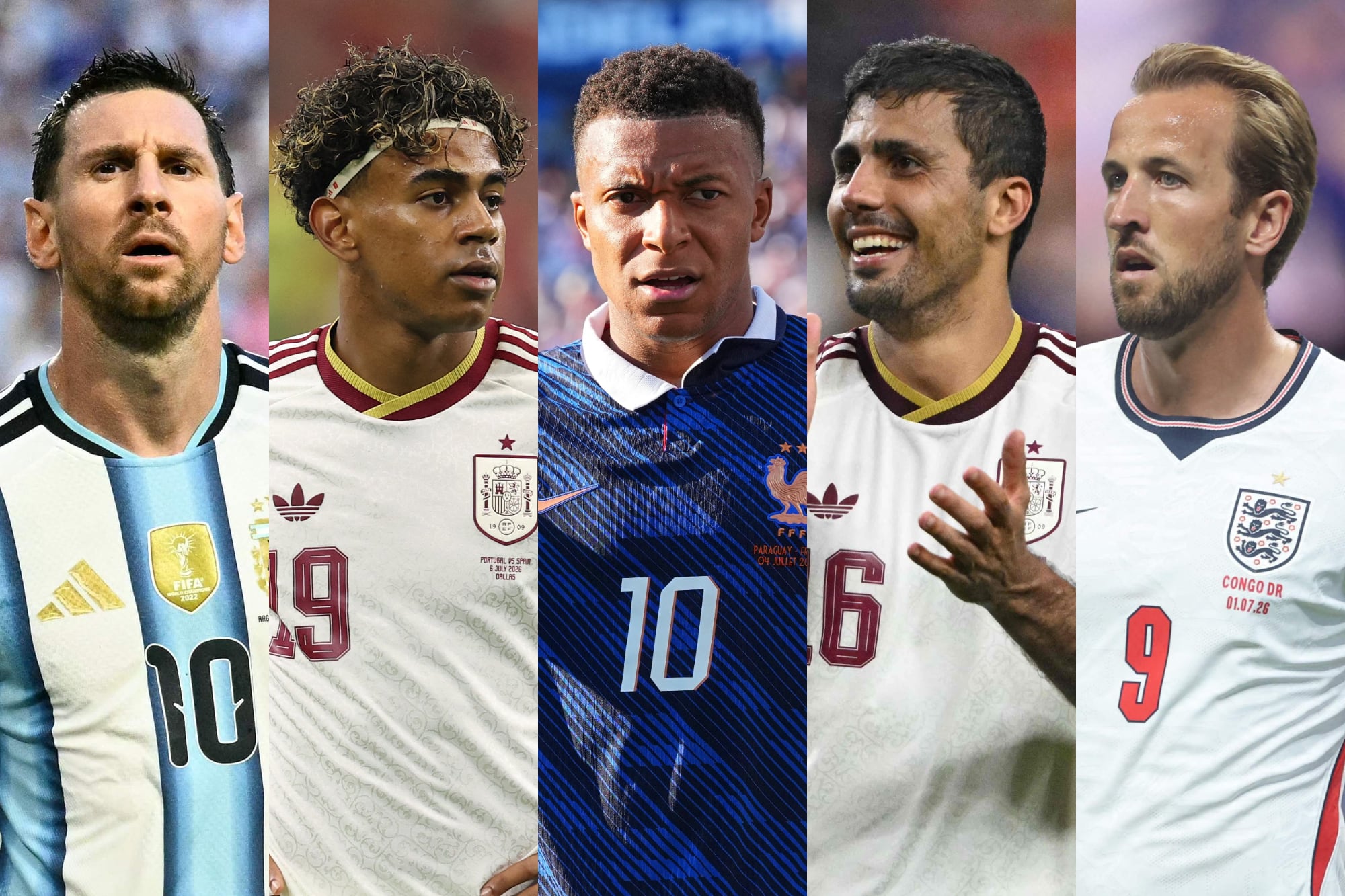 Los principales candidatos al Balón de Oro
