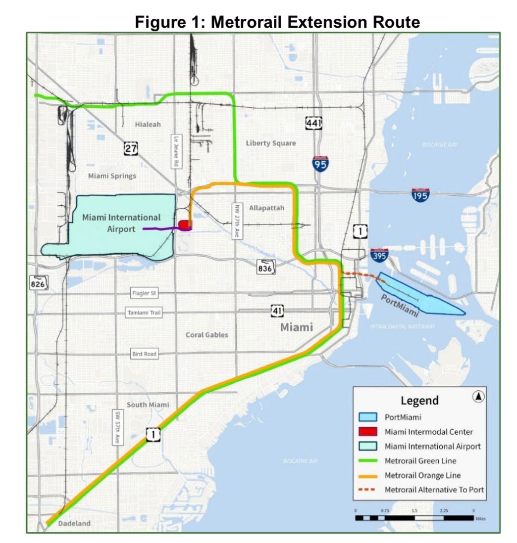 La extensión que propone hacer la TPO en Miami