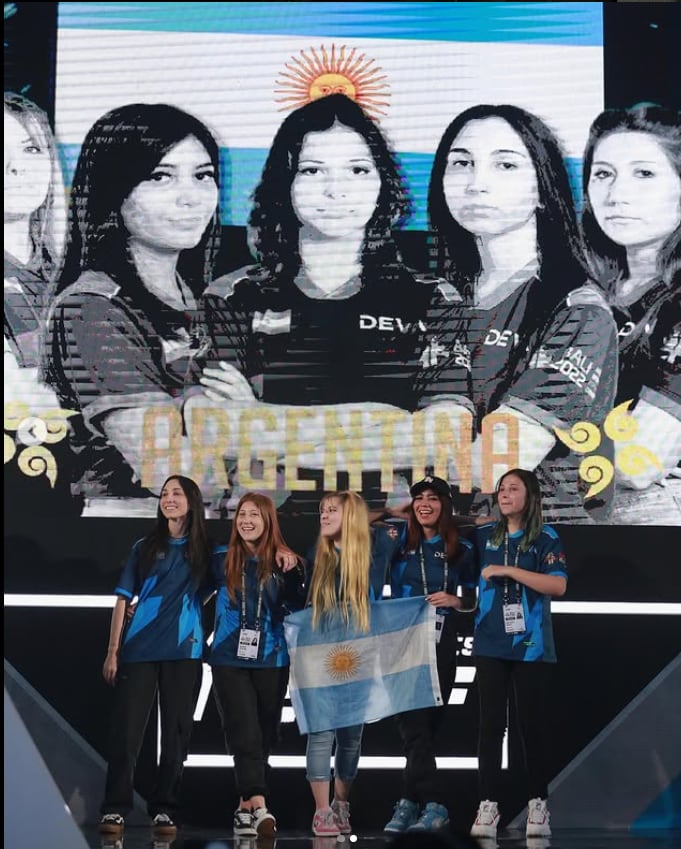 La selección argentina de Counter Strike que llegó a la final en el Mundial de Rumania 2023