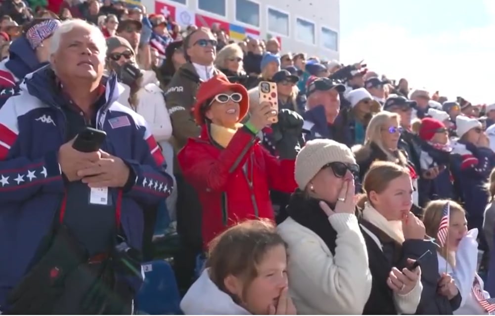 La reacción de los asistentes tras el duro accidente (Foto: X)