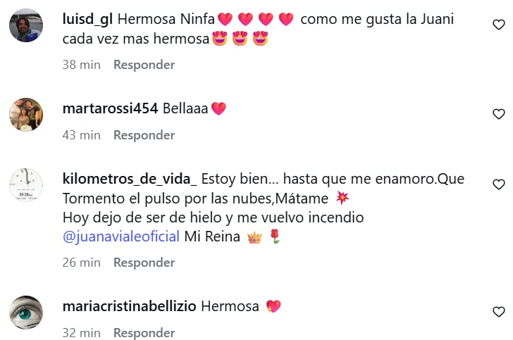 La reacción de los usuarios al look de Juana Viale