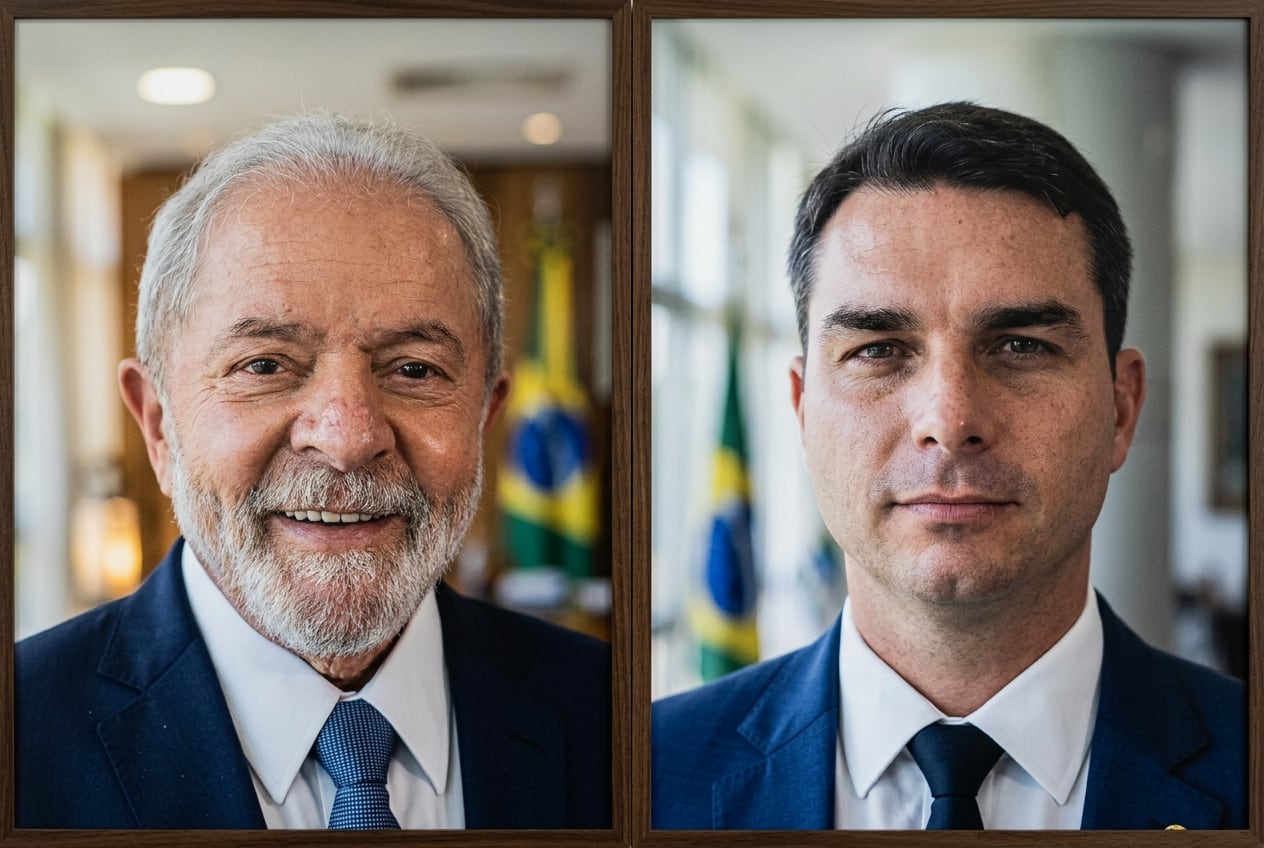 Una nueva encuesta enfrentó a Lula y Flavio Bolsonaro en Brasil: la diferencia es de un punto