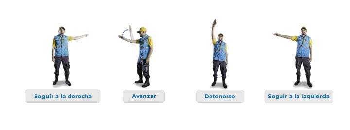 Señales de tránsito u ordenes de la autoridad en la Ciudad de Buenos Aires