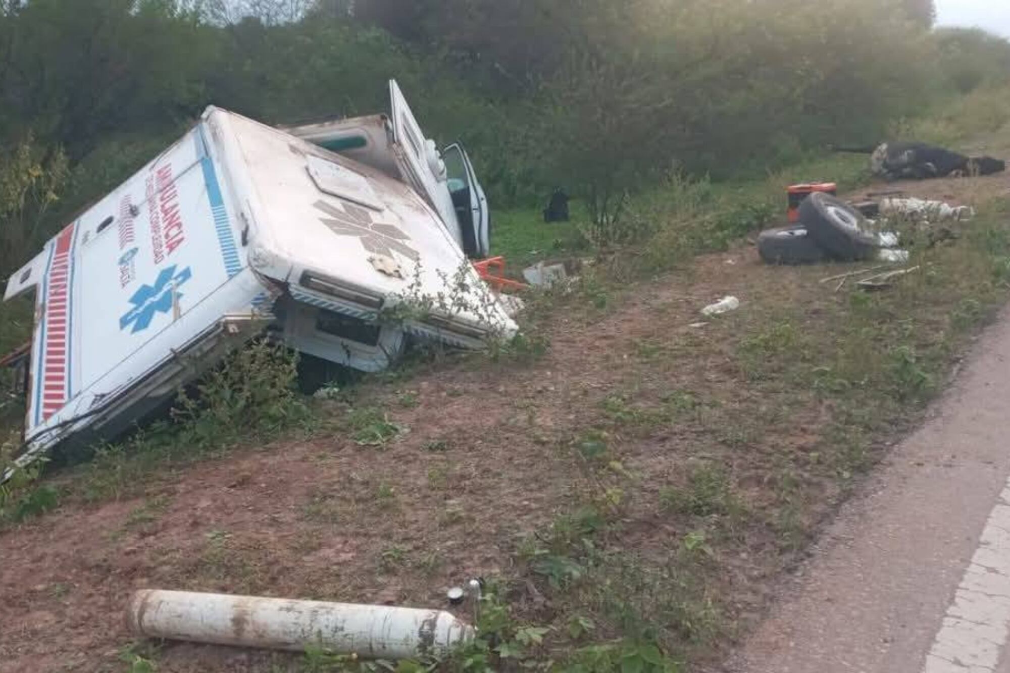 Imágenes del siniestro