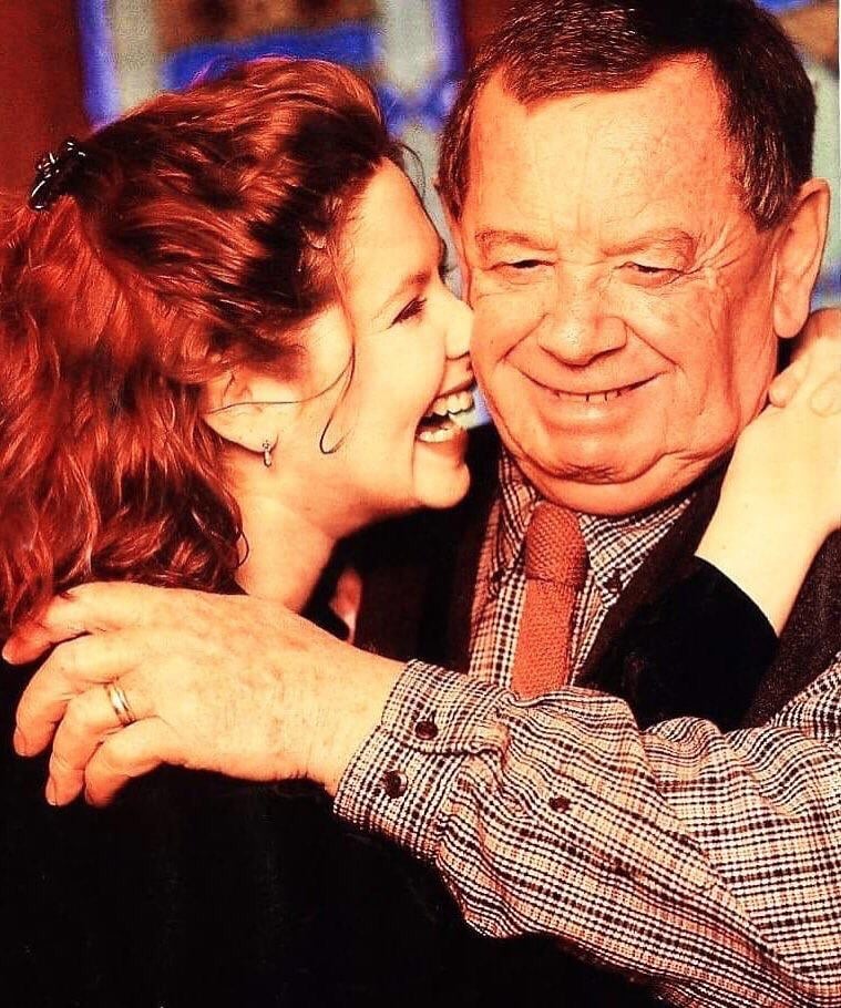 Andrea del Boca junto a su padre (Foto: Instagram/@andreadelboca)