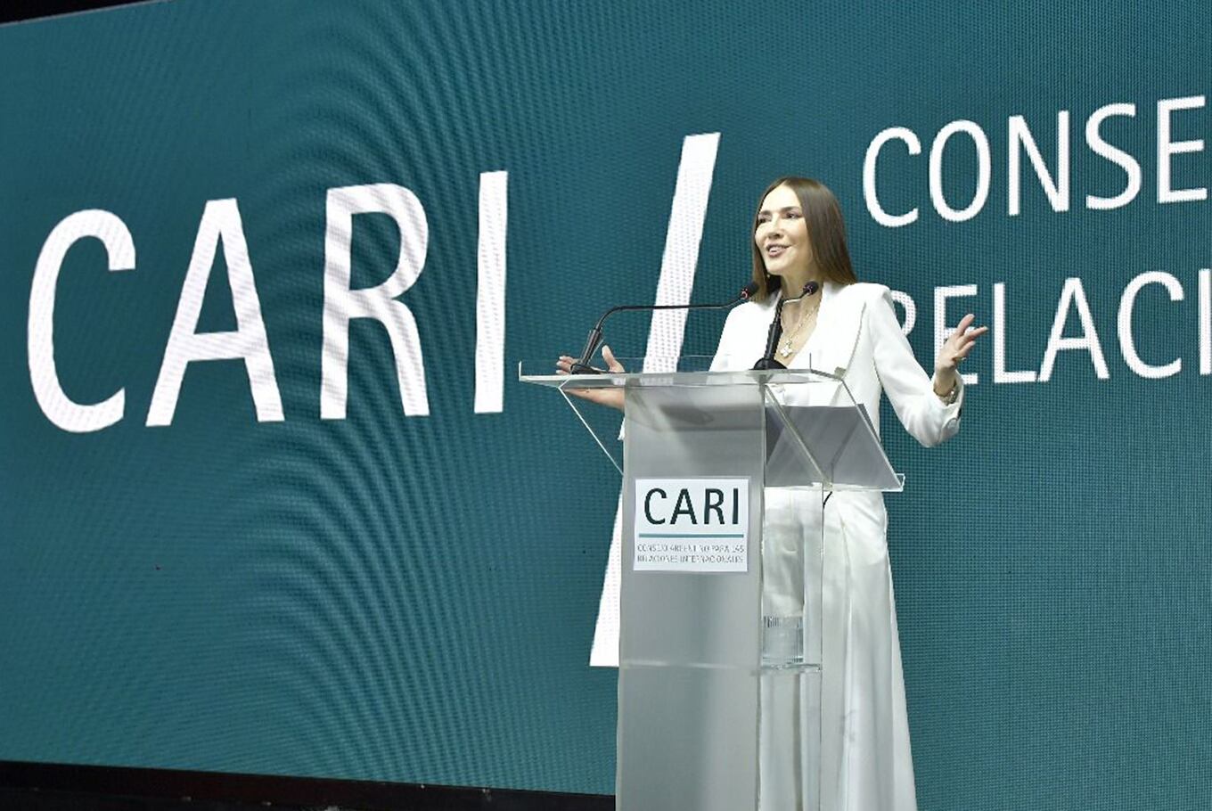 Cristina Pérez condujo el evento en La Rural